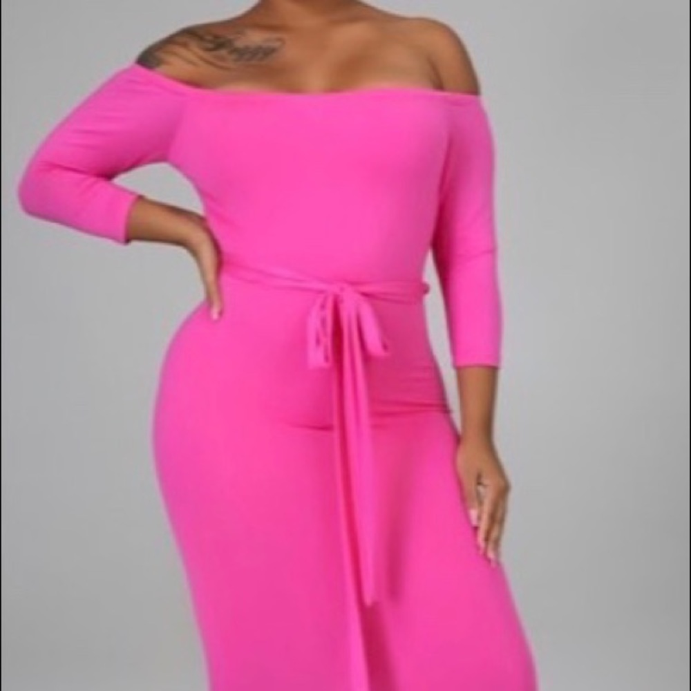 Pink Maxi Dress